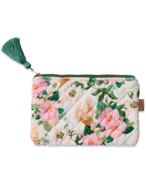 KIP & CO Velvet Cosmetics Purse - Sunday Stroll COSMETIC BAG - Zabecca Living