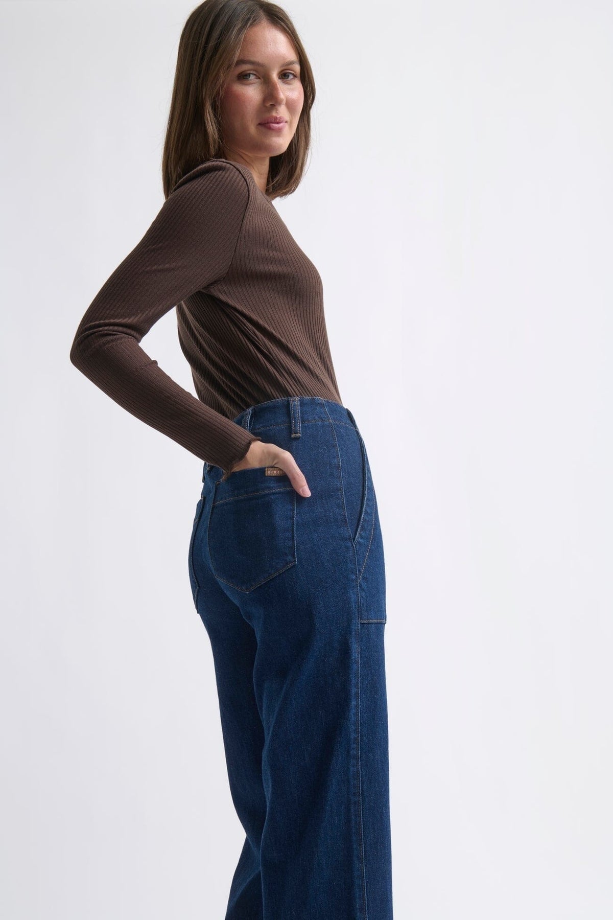 KIREINA Celeste Pant - Palisade Blue JEANS - Zabecca Living