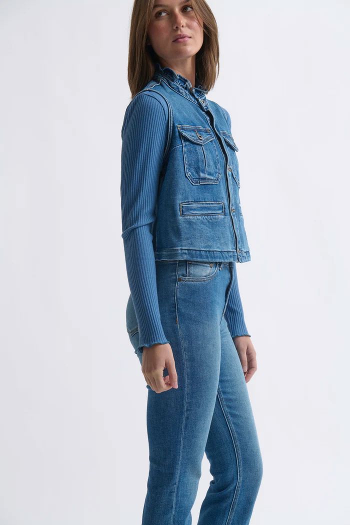 KIREINA Erica Vest - Dakota Wash JEANS - Zabecca Living