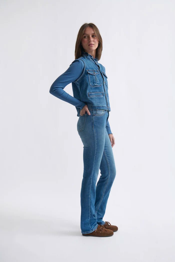 KIREINA Erica Vest - Dakota Wash JEANS - Zabecca Living