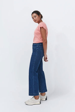 KIREINA Freya Jean - Mid West Blue JEANS - Zabecca Living