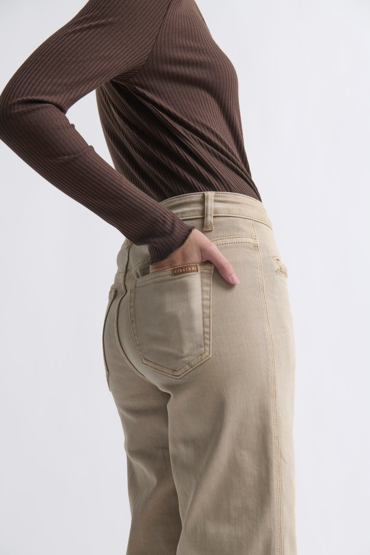 KIREINA Freya Jean Plait Pocket - Arizona Wash JEANS - Zabecca Living