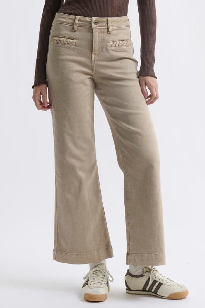 KIREINA Freya Jean Plait Pocket - Arizona Wash JEANS - Zabecca Living