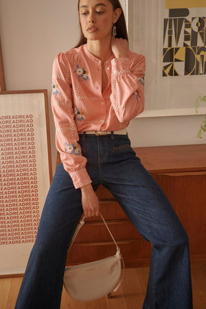 KIREINA Freya Jean Plait Pocket - Palisade Blue JEANS - Zabecca Living