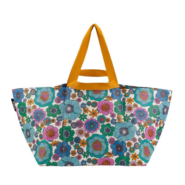 KOLLAB Beach Bag - Ocean Floral Beach Bag - Zabecca Living