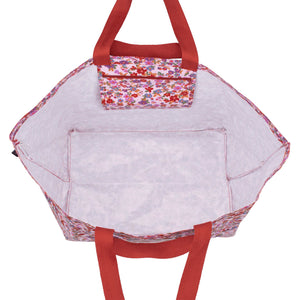 KOLLAB Beach Bag - Retro Bloom Beach Bag - Zabecca Living