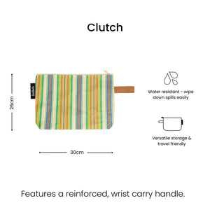 KOLLAB Clutch Bag - Positano HANDBAG - Zabecca Living