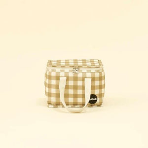 KOLLAB Holiday Lunch Box - Olive Check LUNCH BOX - Zabecca Living