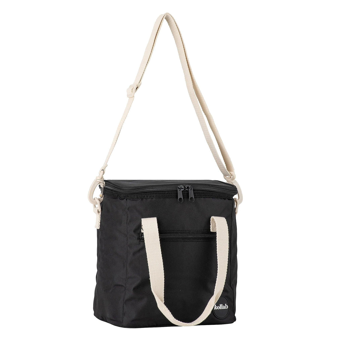 KOLLAB Holiday Mini Cooler Bag - Black Cream COOLER BAG - Zabecca Living