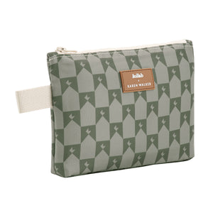 KOLLAB Mini Pouch x Karen Walker - Sage Monogram HANDBAG - Zabecca Living