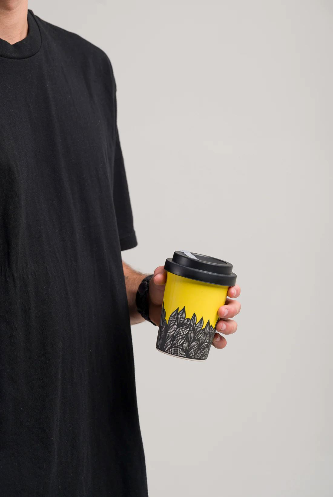 LANEWAY CUPS Flow Reusable Cup Large - Black Lid COFFEE, TEA & DRINKS - Zabecca Living