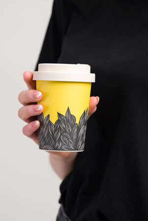 LANEWAY CUPS Flow Reusable Cup Large - White Lid COFFEE, TEA & DRINKS - Zabecca Living