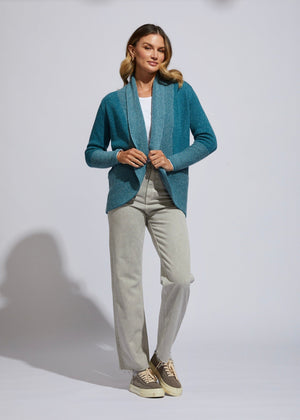 LD & CO Plaited Cardi - Deep Sea Jumpers + Knitwear - Zabecca Living