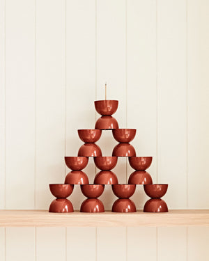 LIGHTLY Essence Burner - Burnt Sienna INCENSE - Zabecca Living