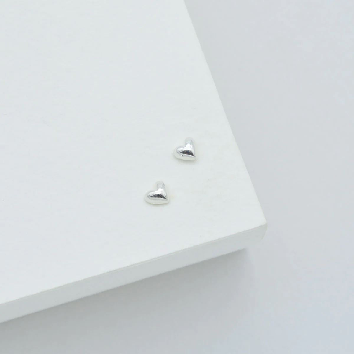LINDA TAHIJA Amore Stud Earrings - Stirling Silver Earrings - Zabecca Living