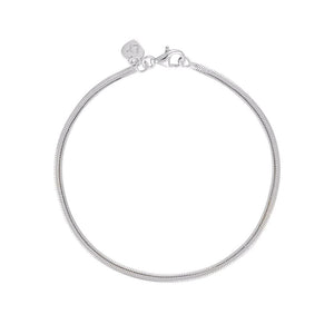 LINDA TAHIJA Fluid Snake Chain Bracelet - Sterling Silver BRACELET - Zabecca Living
