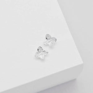 LINDA TAHIJA Hydrangea Stud Earrings - Stirling Silver Earrings - Zabecca Living