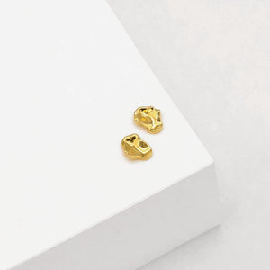 LINDA TAHIJA Morph Stud Earrings - Gold Plated Earrings - Zabecca Living