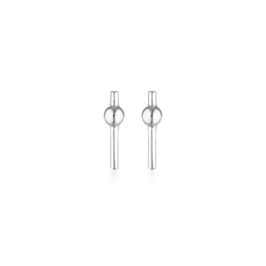 LINDA TAHIJA Pivot Stud Earrings - Stirling Silver Earrings - Zabecca Living
