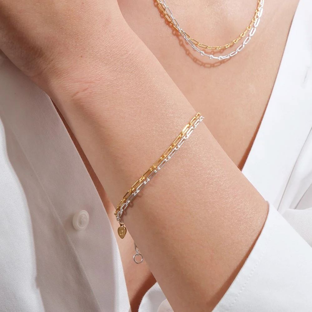 LINDA TAHIJA Requisite Chain Bracelet - Sterling Silver BRACELET - Zabecca Living