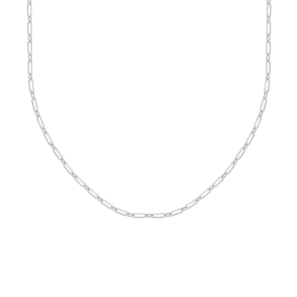 LINDA TAHIJA Requisite Chain Necklace - Sterling Silver Necklace - Zabecca Living