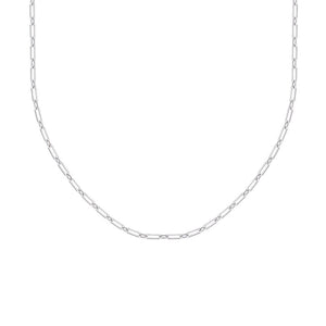 LINDA TAHIJA Requisite Chain Necklace - Sterling Silver Necklace - Zabecca Living