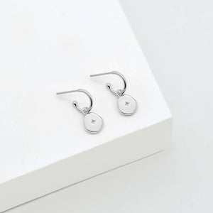 LINDA TAHIJA Vega Hoop Earrings - Sterling Silver Earrings - Zabecca Living