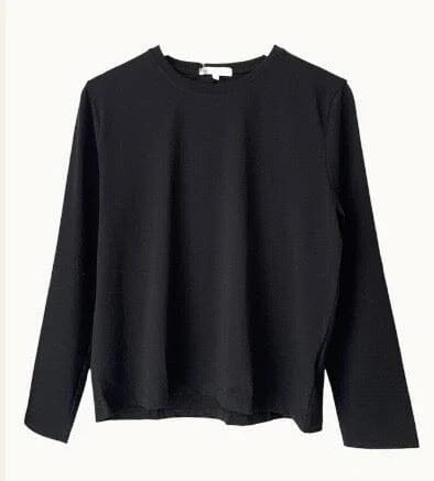 LITTLE LIES Athena Long Sleeve - Black Long Sleeve Tee - Zabecca Living