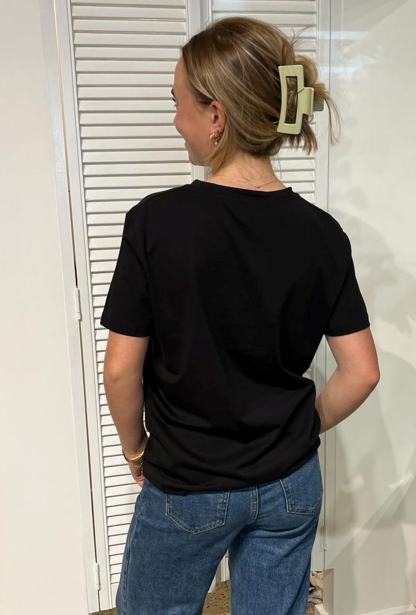 LITTLE LIES Athens Tee - Black Tee - Zabecca Living