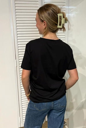LITTLE LIES Athens Tee - Black Tee - Zabecca Living