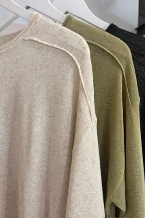 LITTLE LIES Cassie Knit - Olive Jumpers + Knitwear - Zabecca Living