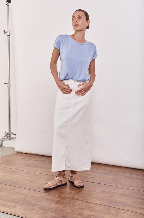 LITTLE LIES Danica Skirt - White Skirt - Zabecca Living