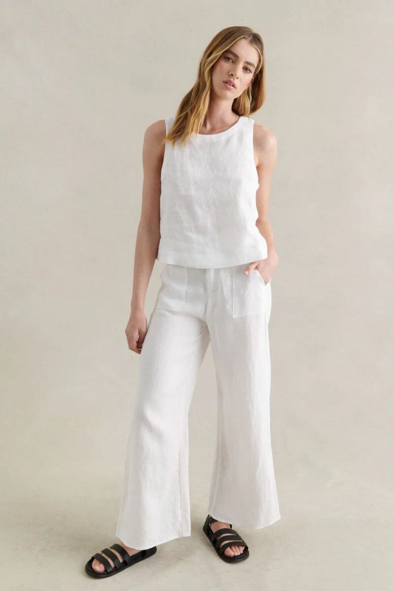 LITTLE LIES Jude Pants - White PANTS - Zabecca Living