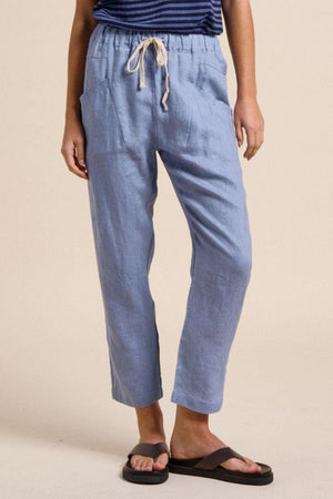 LITTLE LIES Luxe Pants - Nantucket Blue PANTS - Zabecca Living