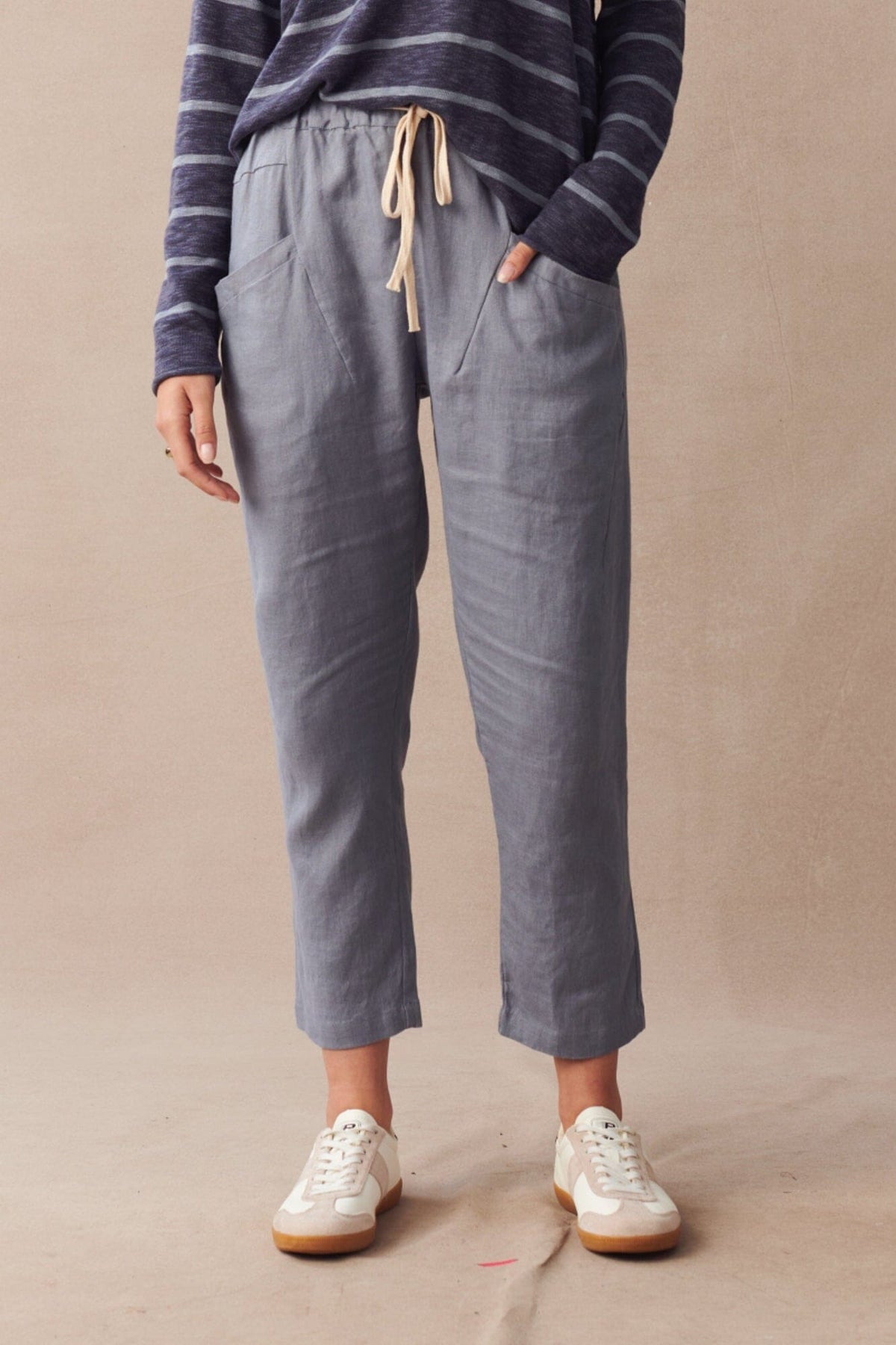 LITTLE LIES Luxe Pants - Steel Blue PANTS - Zabecca Living