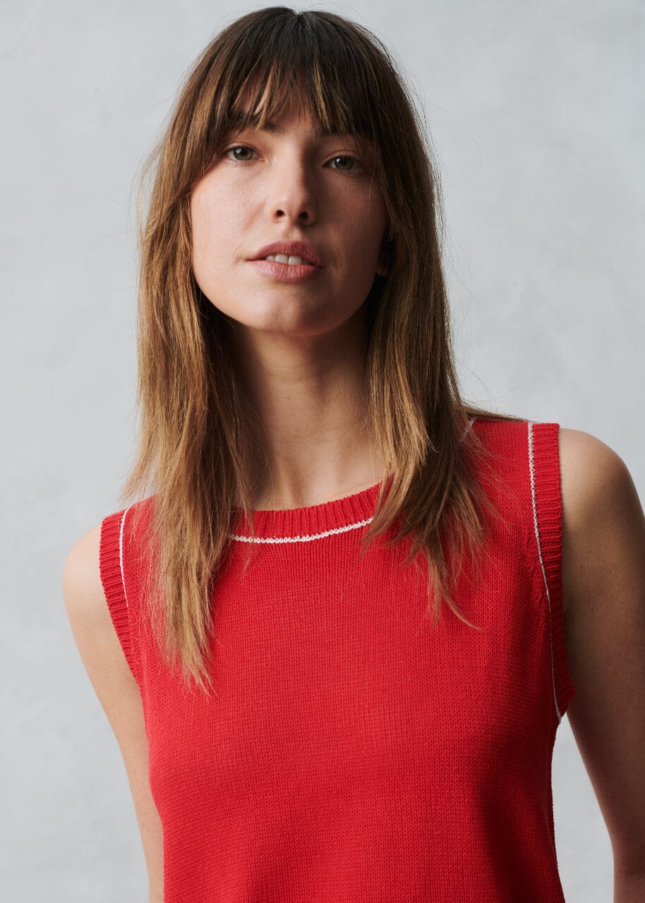 LITTLE LIES Nautical Spring Tank - Red Tank - Zabecca Living