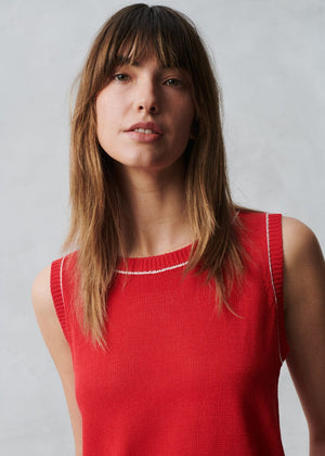 LITTLE LIES Nautical Spring Tank - Red Tank - Zabecca Living