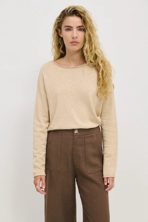 LITTLE LIES Osaka Pants - Chocolate PANTS - Zabecca Living