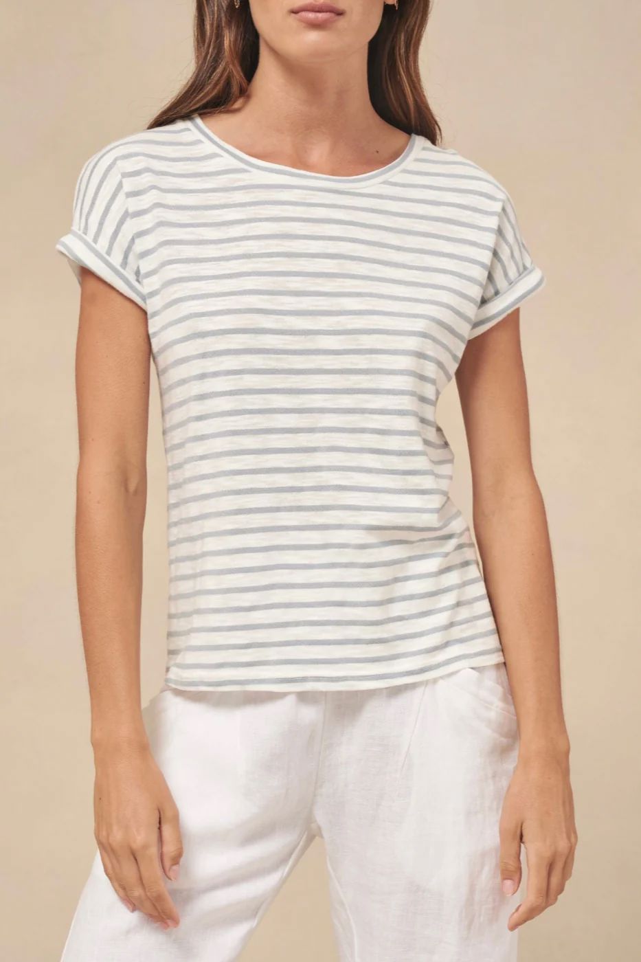 LITTLE LIES Rhodes Tee - Cloud Tee - Zabecca Living