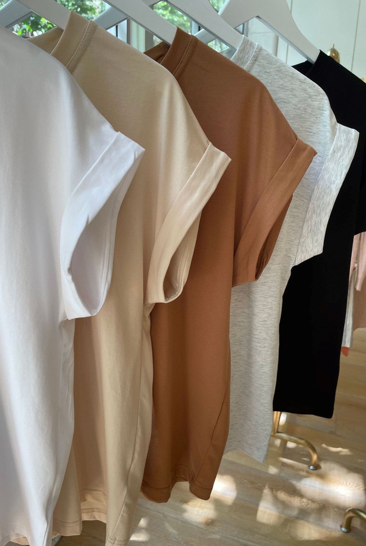 LITTLE LIES Rhodes Tee - Nude Tee - Zabecca Living