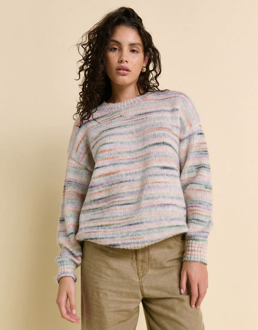 LITTLE LIES Rita Rainbow Sweater Jumpers + Knitwear - Zabecca Living