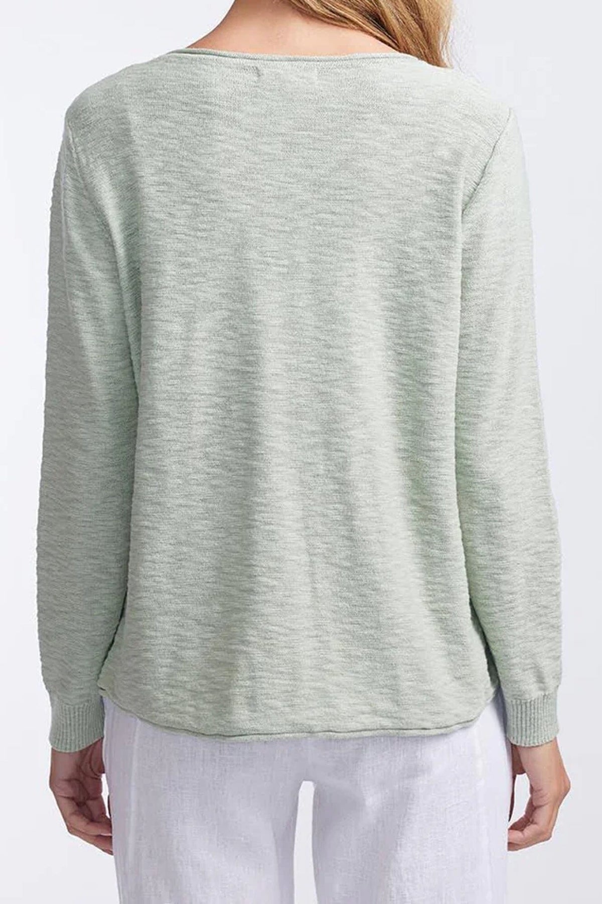 LITTLE LIES Sacha Top - Sage Jumpers + Knitwear - Zabecca Living