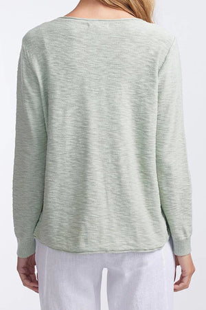 LITTLE LIES Sacha Top - Sage Jumpers + Knitwear - Zabecca Living
