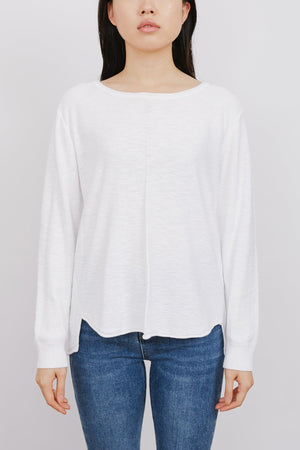 LITTLE LIES Sacha Top - White Jumpers + Knitwear - Zabecca Living
