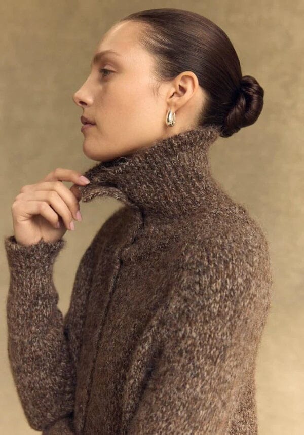 LITTLE LIES Sidney Button Up Cardigan - Espresso Jumpers + Knitwear - Zabecca Living