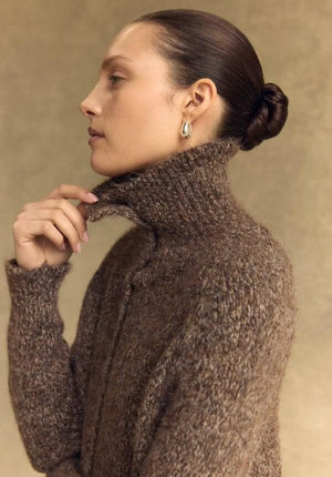 LITTLE LIES Sidney Button Up Cardigan - Espresso Jumpers + Knitwear - Zabecca Living