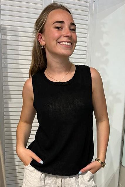 LITTLE LIES Spring Tank - Black Tank - Zabecca Living