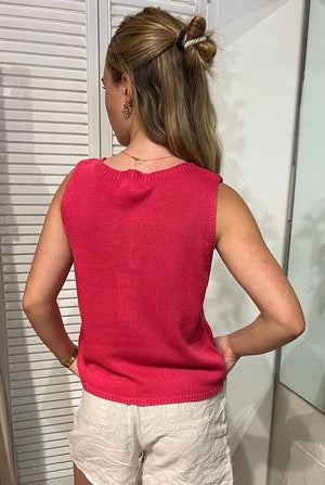 LITTLE LIES Spring Tank - Pink Tank - Zabecca Living