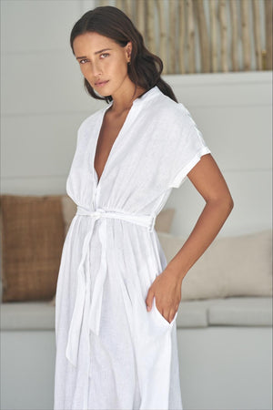 LITTLE LIES The Occasion Dress - White Dress - Zabecca Living