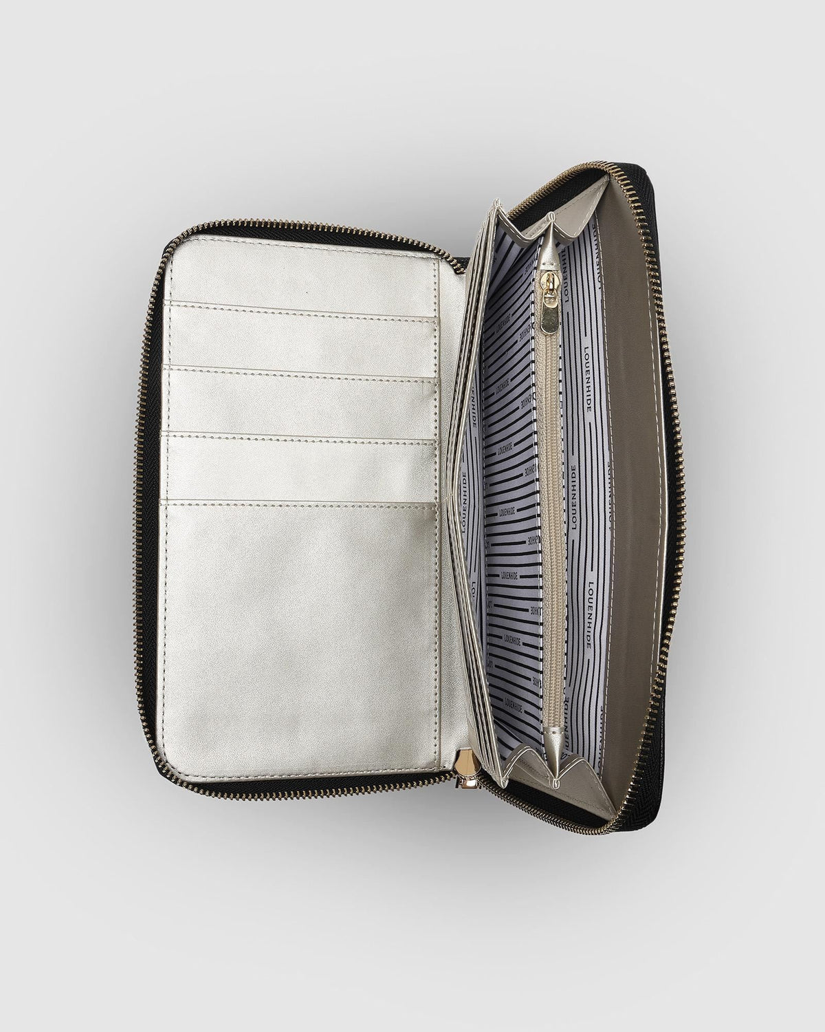 LOUENHIDE Arabella Travel Wallet - Black WALLET - Zabecca Living